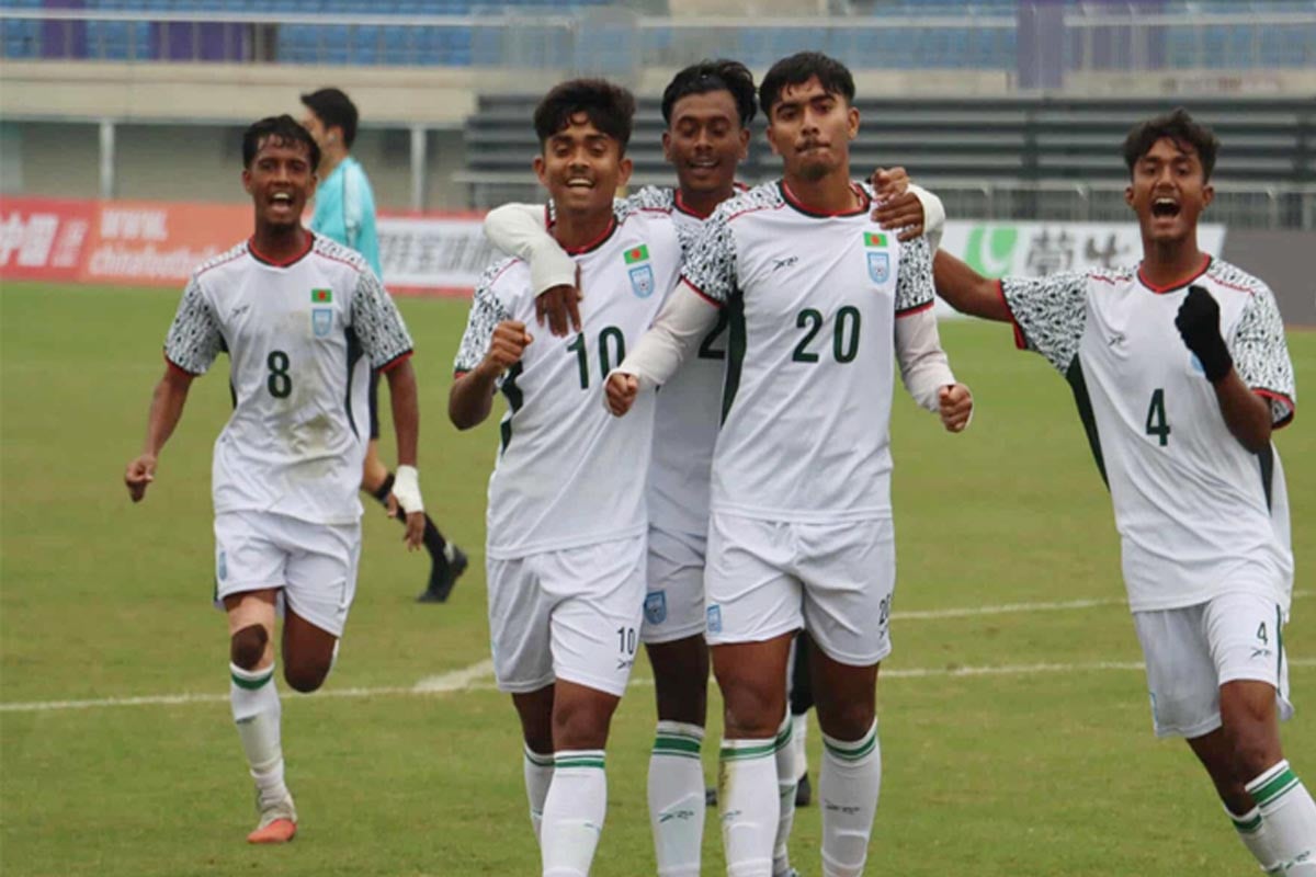 ৫ গোলের বড় জয় দিয়ে এশিয়ান কাপ বাছাই শুরু বাংলাদেশের