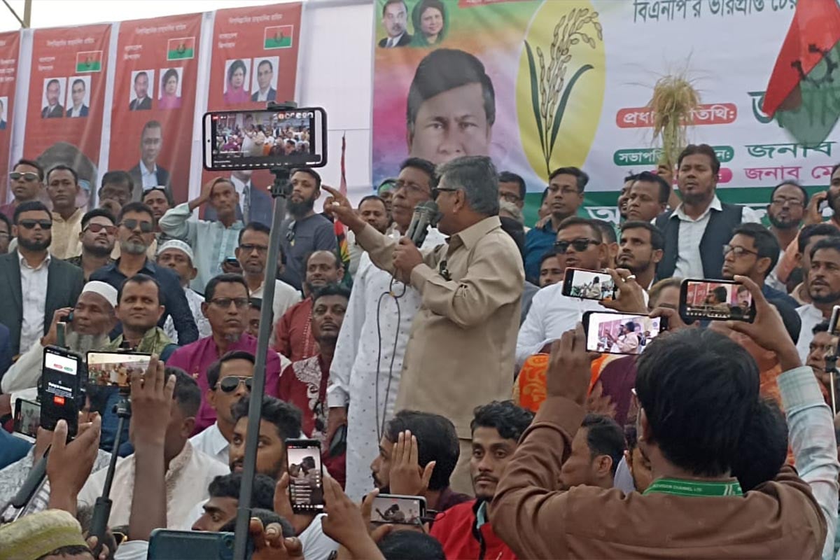 ব্রাহ্মণবাড়িয়ার নবীনগরে বিএনপির জনসমাবেশ