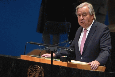 সুদানে সংঘাত বন্ধের আহ্বান গুতেরেসর