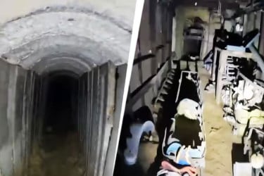 গাজায় সাত কিলোমিটার লম্বা টানেলে ৮০টি কক্ষের সন্ধান