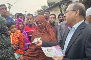 শার্শার নিজামপুর ইউনিয়নে তৃপ্তির গণসংযোগ