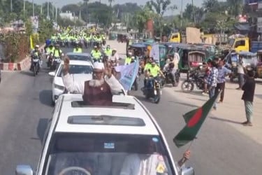 নাটোর সদর আসনে জামায়াতের নির্বাচনী শোডাউন