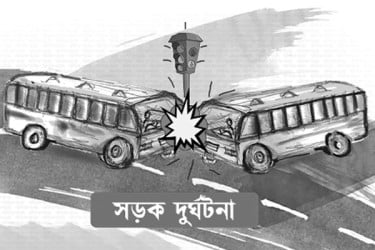 বাস-ইজিবাইক সংঘর্ষে একই পরিবারের চারজন নিহত
