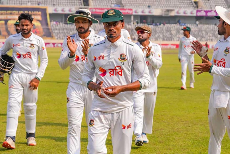 বিশাল জয়ে মুশফিকের শততম টেস্ট রাঙালো বাংলাদেশ