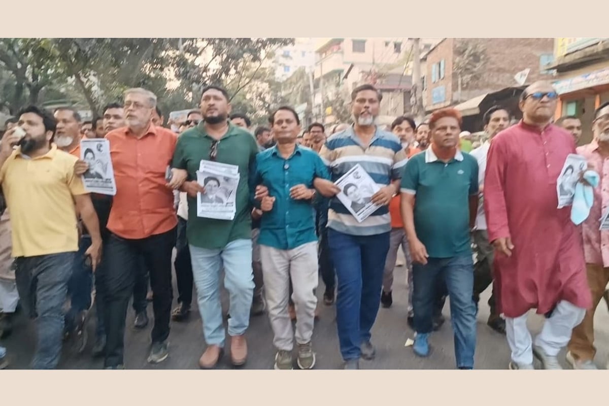 যাত্রাবাড়ীতে ধানের শীষের গণসংযোগ