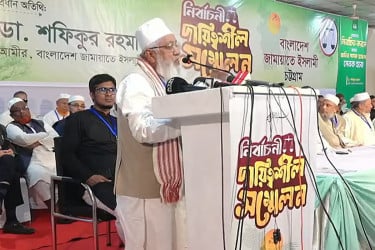 প্রশাসন আমাদের কথায় উঠবে, আমাদের কথায় বসবে: জামায়াত নেতা শাহাজাহান