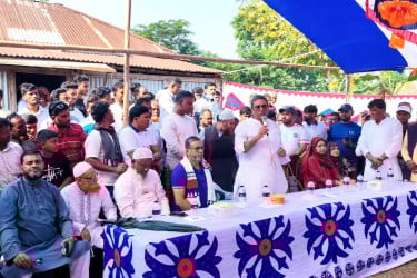 চাঁদপুরের রাজরাজেশ্বরে ধানের শীষের উঠান বৈঠক