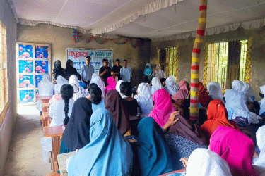 বুসন্ধরা শুভসংঘের 'দেশ গঠনে নারীদের ভূমিকা' শীর্ষক আলোচনা সভা