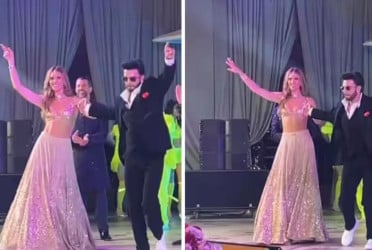 রণবীরের সঙ্গে ট্রাম্পের হবু পুত্রবধূর নাচের ভিডিও ভাইরাল