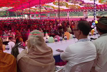 চুয়াডাঙ্গায় মহিলা দলের নির্বাচনী সমাবেশ
