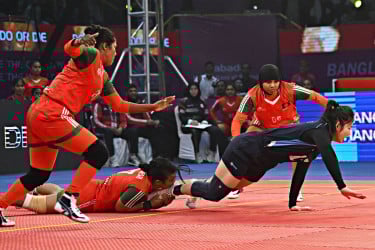 ব্রোঞ্জ পদক নিয়েই নারী কাবাডি বিশ্বকাপ শেষ বাংলাদেশের