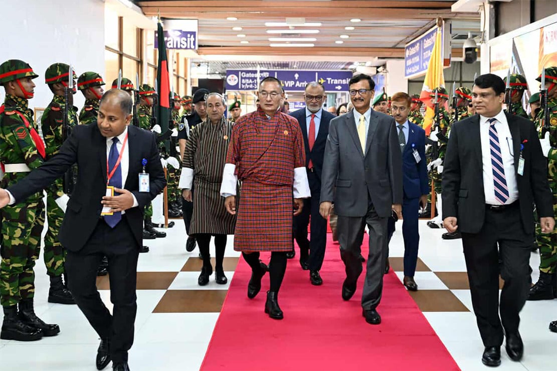 ঢাকা ছাড়লেন ভুটানের প্রধানমন্ত্রী