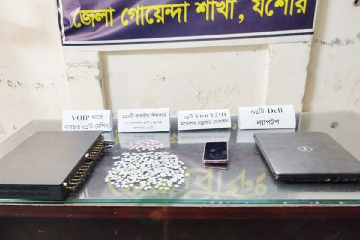 যশোরে বিপুল সংখ্যক ভারতীয় সিমকার্ডসহ যুবক আটক