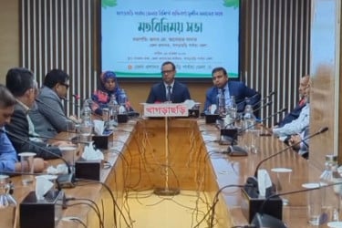 খাগড়াছড়িতে সুশীল সমাজের নেতৃবৃন্দের সাথে নতুন ডিসির মতবিনিময়