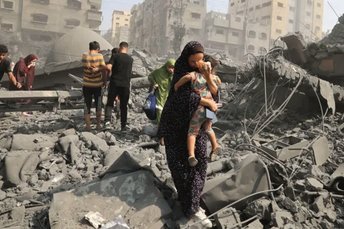 'গাজায় লক্ষাধিক মানুষকে হত্যা করেছে ইসরায়েল'