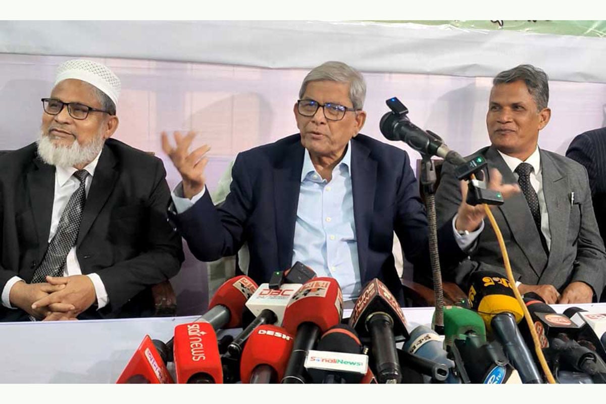 কোনো রকম ঝামেলা ছাড়াই ছাব্বিশের নির্বাচন হবে, আশা মির্জা ফখরুলের