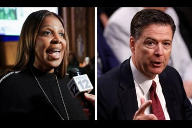 সাবেক এফবিআই প্রধান কোমি ও নিউইয়র্ক অ্যাটর্নি জেনারেল লেতিজিয়ার বিরুদ্ধে মামলা খারিজ