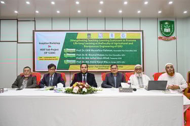 শিক্ষা-শিখন কাঠামো শক্তিশালীকরণে গাকৃবিতে কর্মশালা অনুষ্ঠিত