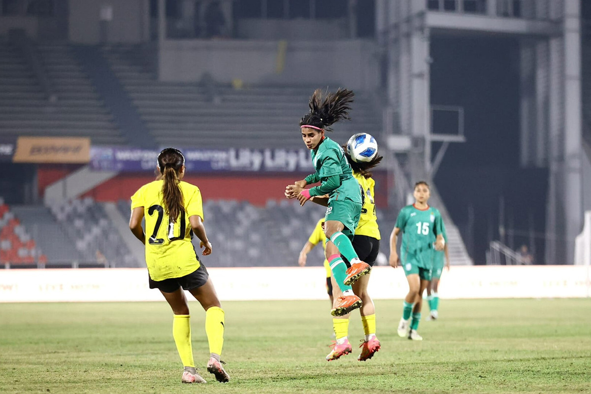 মালয়েশিয়ার কাছে ১-০ গোলে হারল বাংলাদেশের মেয়েরা