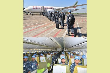 লেবাননে জাতিসংঘ শান্তিরক্ষা মিশনে গেলেন নৌবাহিনীর ৮৫ সদস্য