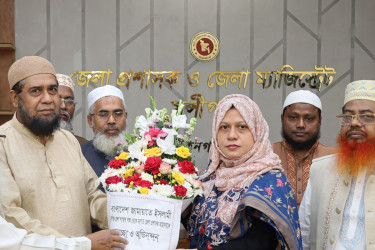 ডিসির সঙ্গে সাক্ষাৎ করলেন মুন্সীগঞ্জ-৩ আসনের জামায়াত প্রার্থী