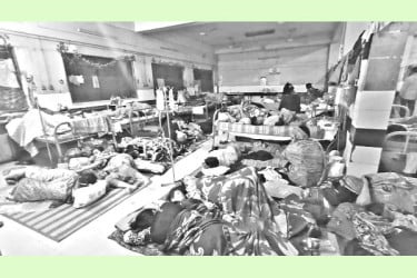 হাসপাতালে শয্যা ২০ রোগী ৮৩