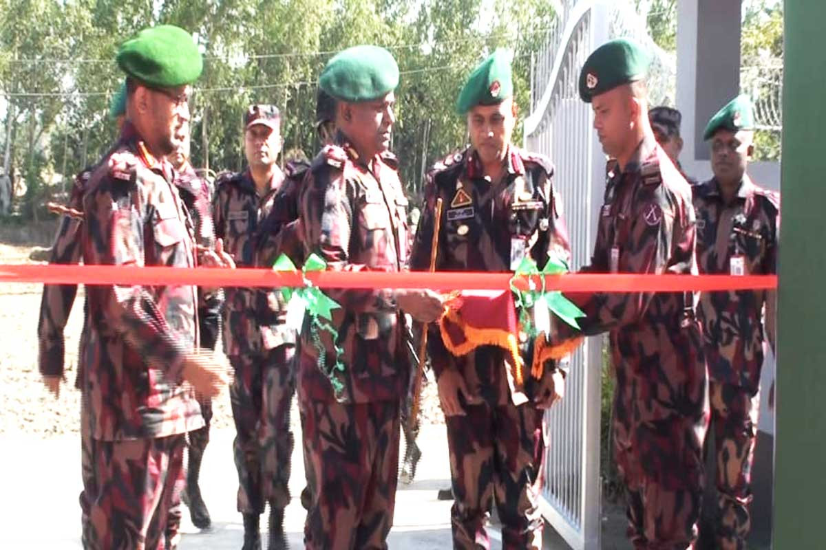 লালমনিরহাটে সীমান্ত সুরক্ষা জোরদারে নতুন বিওপি ক্যাম্প