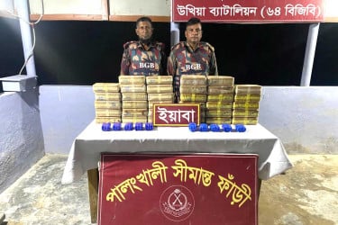 উখিয়া সীমান্তে ৩ লাখ ৬০ হাজার পিস ইয়াবা উদ্ধার