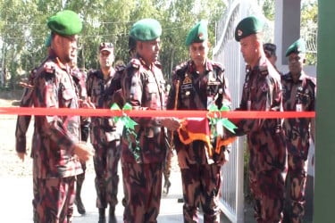 লালমনিরহাটে সীমান্ত সুরক্ষা জোরদারে নতুন বিওপি ক্যাম্প