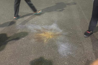 শিল্পকলা একাডেমির সামনে ককটেল বিস্ফোরণ