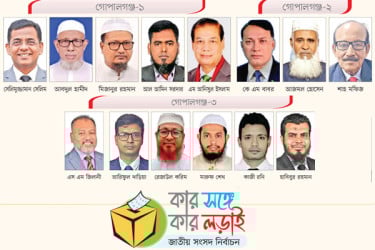 গোপালগঞ্জে হাড্ডাহাড্ডি বিএনপি জামায়াত