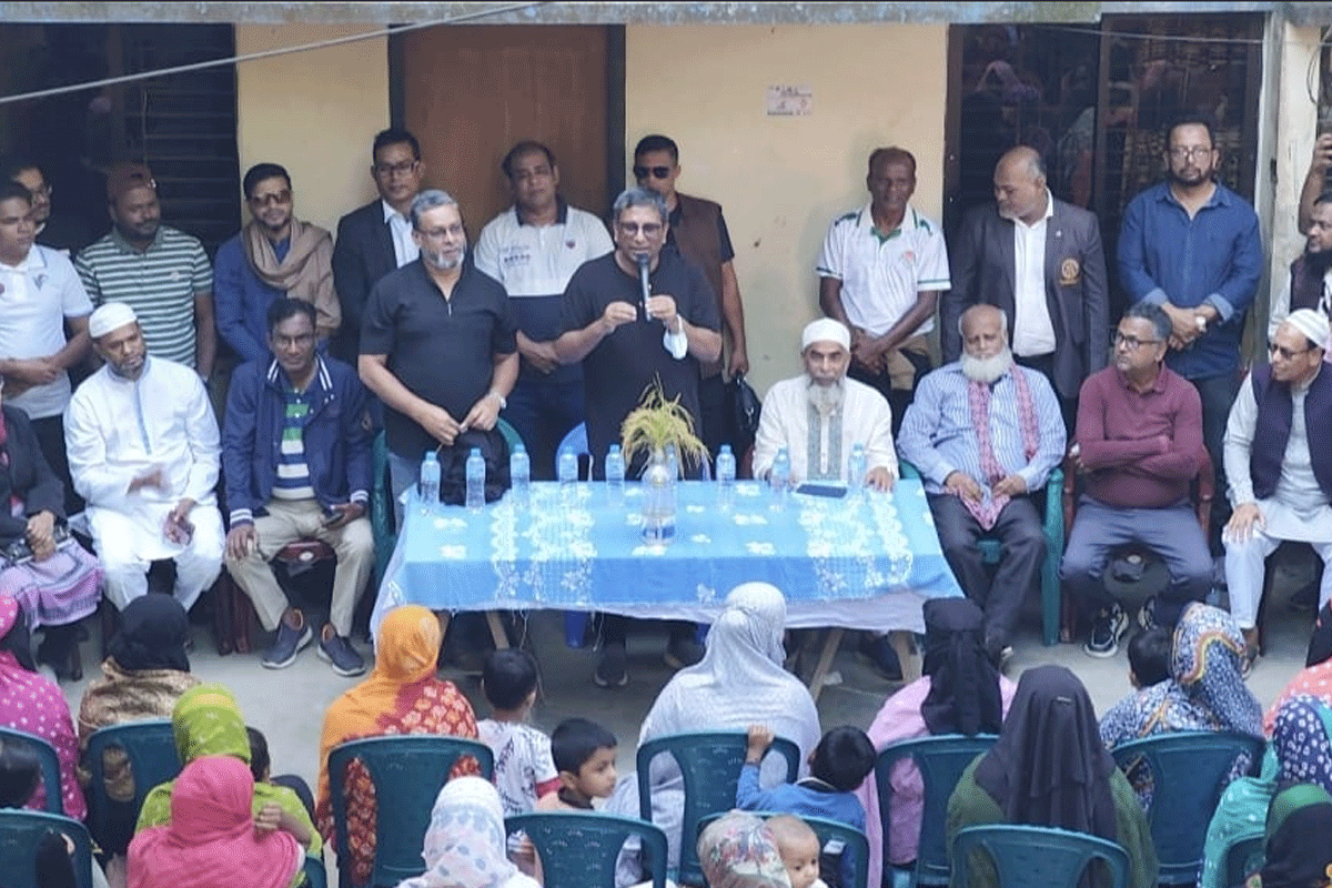 বিষ্ণুপুরে ধানের শীষের উঠান বৈঠক ও গণসংযোগ