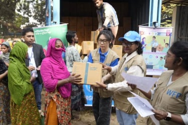 কড়াইল অগ্নিকাণ্ডে ক্ষতিগ্রস্তদের জরুরি খাদ্য সহায়তায় ডব্লিউএফপি