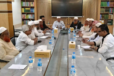 আন্দোলনরত ৮ দলের লিয়াজোঁ কমিটির বৈঠক