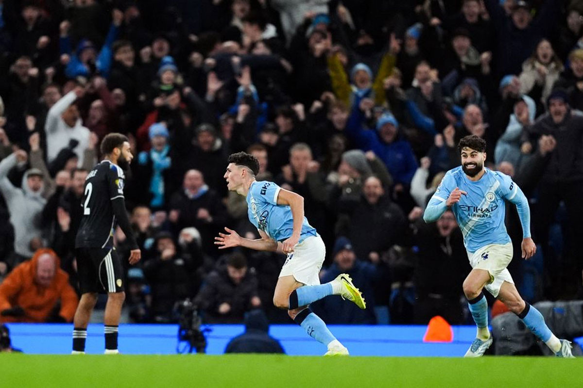 রোমাঞ্চকর জয়ে লিগ টেবিলে দুইয়ে ম্যানসিটি