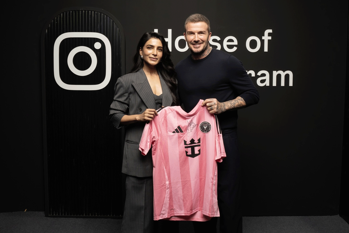 বেকহামের জার্সি উপহারে উচ্ছ্বসিত সামান্থা