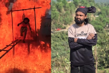 পেট্রল দিয়ে ভিডিও কন্টেন্ট বানাতে গিয়ে দগ্ধ আল-আমিন, নেওয়া হলো ঢাকায়