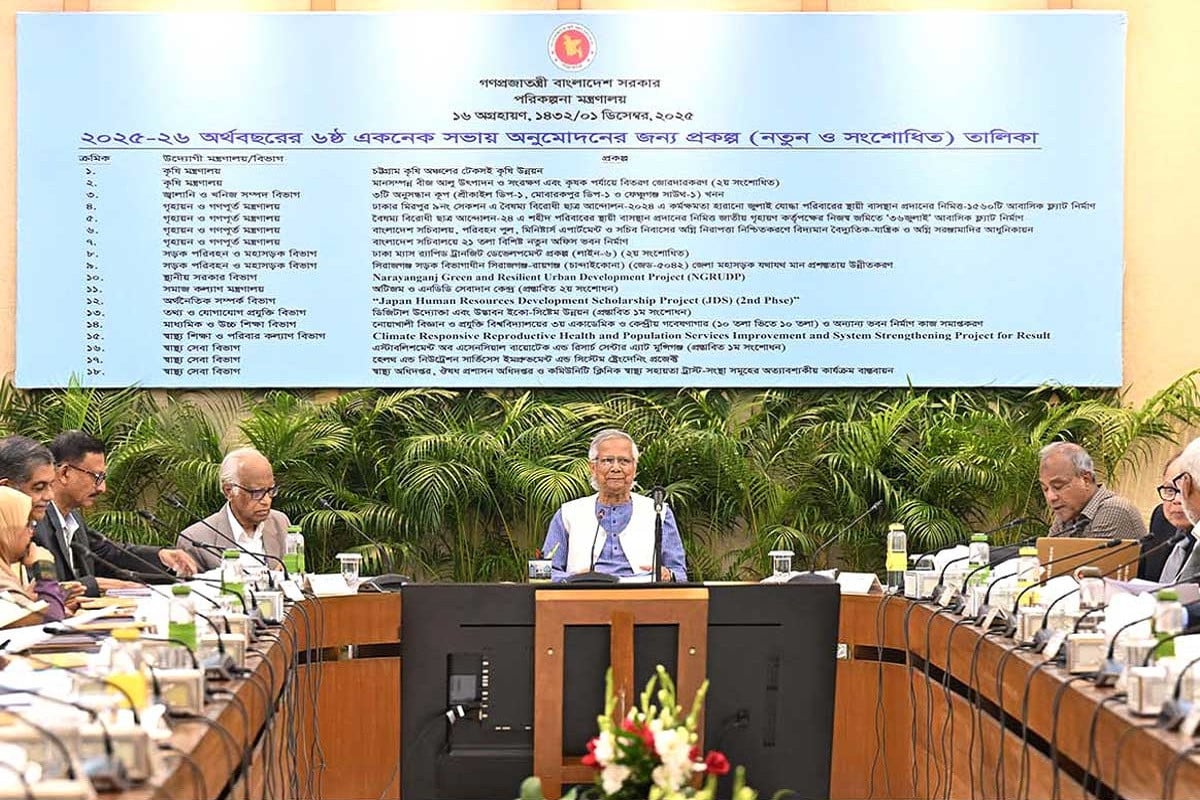 একনেকে ১৬ হাজার কোটি টাকার ১৮ প্রকল্প অনুমোদন