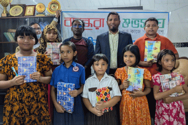 মঠবাড়িয়ায় বসুন্ধরা শুভসংঘের আয়োজনে বিজয়ের চিত্রাঙ্কন প্রতিযোগিতা