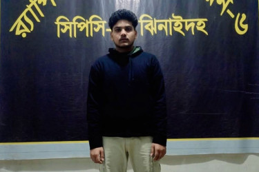 ঝিনাইদহে ব্যবসায়ী হত্যা মামলার আসামি গ্রেফতার