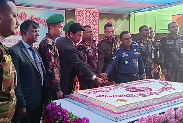 পঞ্চগড় ১৮ বিজিবি ব্যাটালিয়নের সুবর্ণ জয়ন্তী উদযাপন