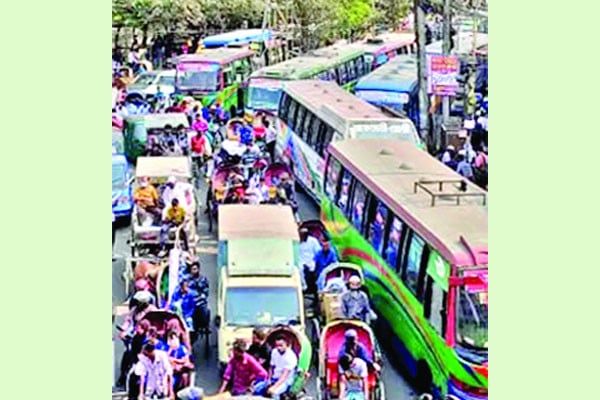 পার্কিংসংকটে ভোগান্তি