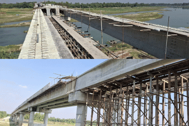 জয়ন্তীপুর সেতুর নির্মাণকাজ নির্ধারিত সময়ে শেষ হওয়া নিয়ে সংশয়