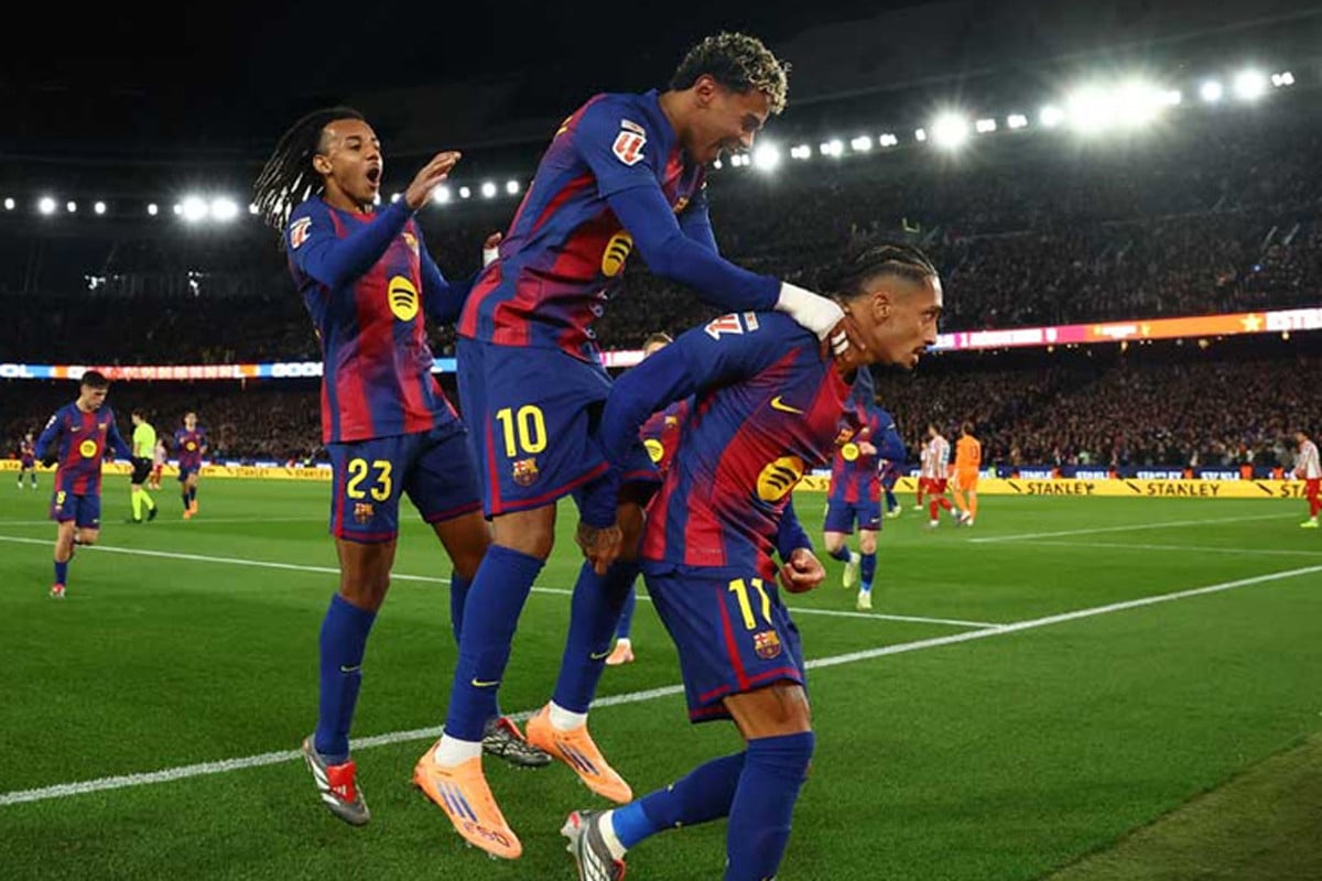 রাফিনিয়ার দুর্দান্ত গোল, আতলেটিকোকে ৩-১ গোলে হারাল বার্সেলোনা