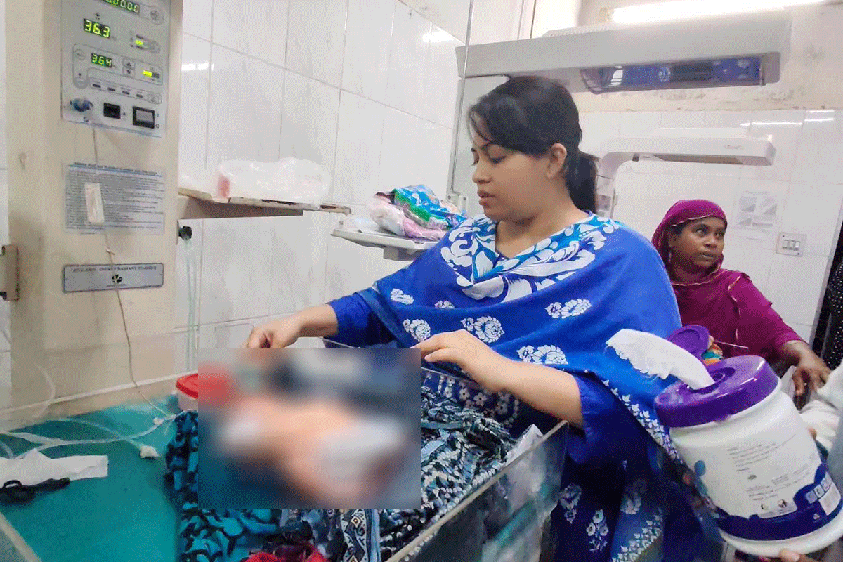 মাদারীপুরে ক্লিনিকের বাথরুম থেকে রক্তাক্ত নবজাতক উদ্ধার