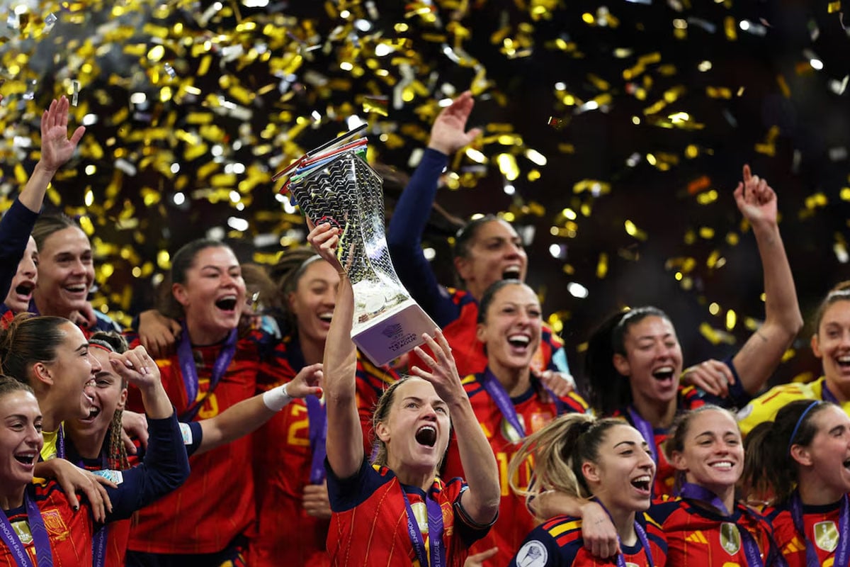 জার্মানিকে উড়িয়ে নারী নেশনস লিগের শিরোপা স্পেনের