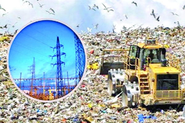 ঝুলে আছে বর্জ্য থেকে বিদ্যুৎ উৎপাদন