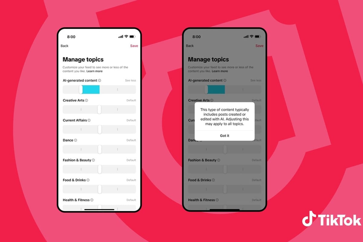টিকটকে এআই কনটেন্টের জন্য নতুন নিয়ন্ত্রণ ব্যবস্থা