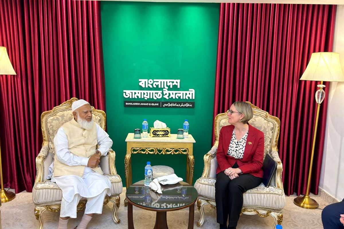 জামায়াত আমিরের সঙ্গে ব্রিটিশ হাইকমিশনারের সৌজন্য সাক্ষাৎ