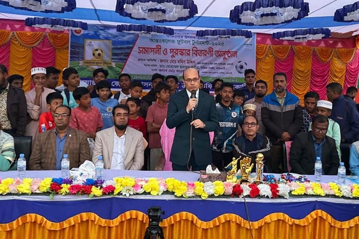 ঝালকাঠিতে আন্তঃকলেজ ফুটবলে শের-ই বাংলা ফজলুল হক কলেজ চ্যাম্পিয়ন